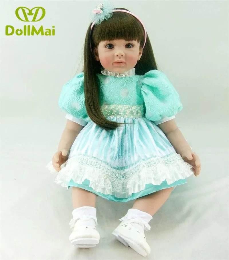 Exquisite princess doll bebe reborn baby Girls doll 24" big silicone vinyl reborn toddler alive baby dolls toys gift
Exquisite princess doll bebe reborn baby Girls doll 24" big silicone vinyl reborn toddler alive baby dolls toys gift