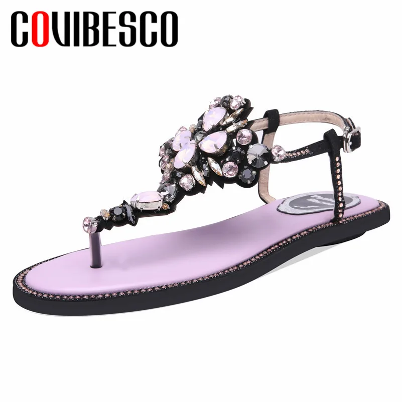 COVIBESCO 2019 Summer New Fashion Concise Sweet Women Sandals Round Toe Buckle Women Flats Rome Crystal Casual Shoes Woman
COVIBESCO 2019 Summer New Fashion Concise Sweet Women Sandals Round Toe Buckle Women Flats Rome Crystal Casual Shoes Woman