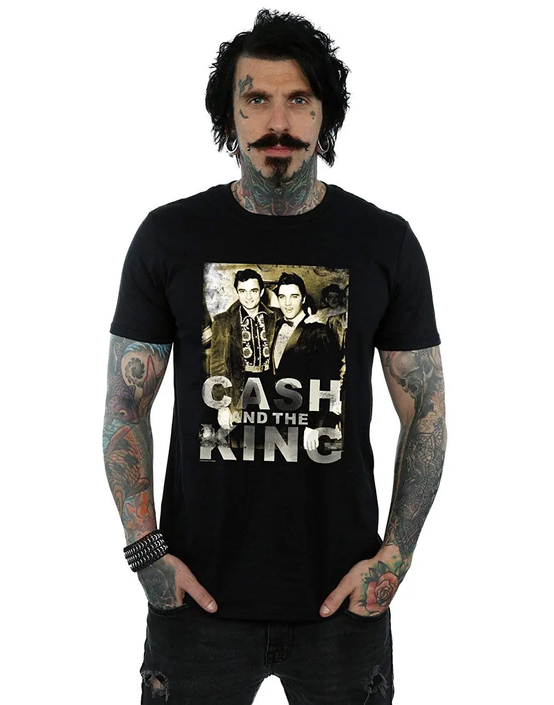 Johnny Cash Men's Cash and The King T-Shirt 2018 New Short Sleeve Casual T-Shirt Tee Unisex More Size and Colors
Johnny Cash Men's Cash and The King T-Shirt 2018 New Short Sleeve Casual T-Shirt Tee Unisex More Size and Colors