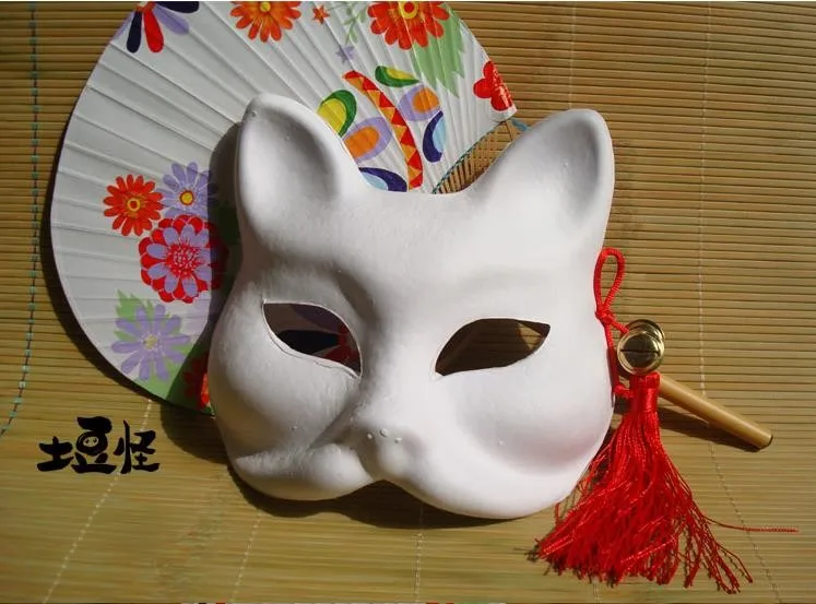 3 pcs/lot Diy Paper Pulp Blank Mask Can be Painted Fox Mask Endulge Japanese Half Face Halloween Masquerade Cosplay Party Mask
3 pcs/lot Diy Paper Pulp Blank Mask Can be Painted Fox Mask Endulge Japanese Half Face Halloween Masquerade Cosplay Party Mask