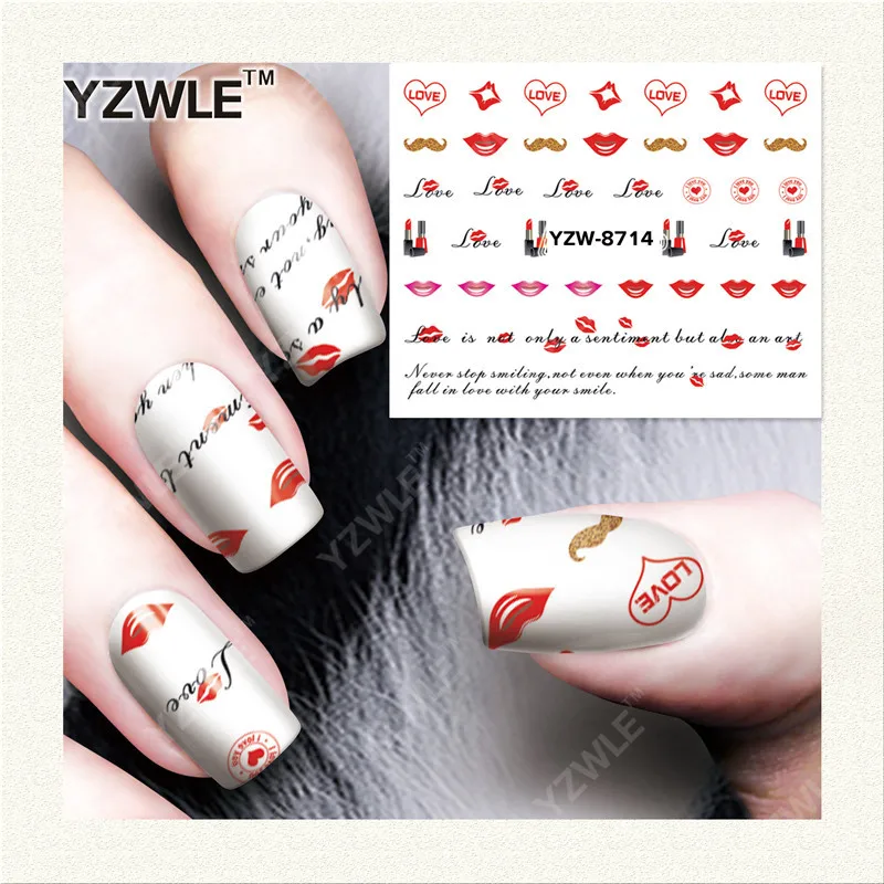 YWK 1 Sheet DIY Decals Nails Art Water Transfer Printing Stickers Accessories For Manicure Salon (YZW-8714)
YWK 1 Sheet DIY Decals Nails Art Water Transfer Printing Stickers Accessories For Manicure Salon (YZW-8714)
