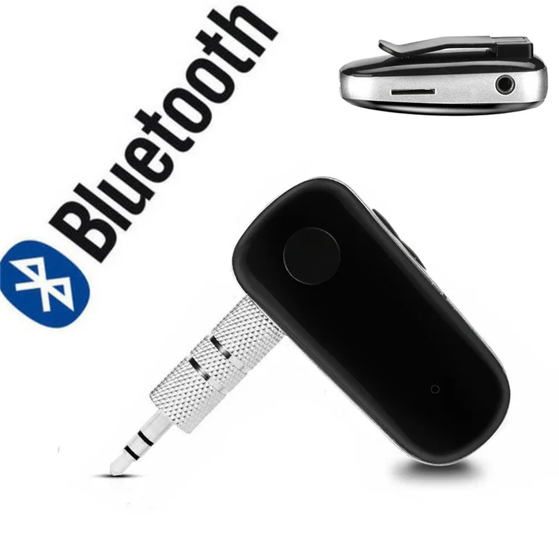 Wireless Bluetooth 3.0 Reciever Car Kit Hands free 3.5mm Jack AUX Audio Receiver Adapter Wiht Charger Cable AUX Conecter 30A05  (9)