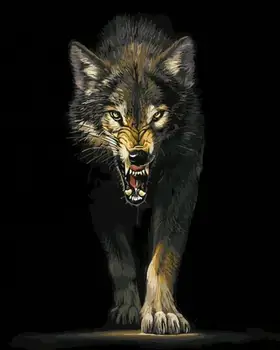 MaHuaf-W1300 wolf Painting by numbers paint canvas Wall decoration painting for living room
MaHuaf-W1300 wolf Painting by numbers paint canvas Wall decoration painting for living room