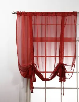 1piece Cute Bowknot Tie-Up Wave Curtain Rod-packet Top Sheer Kitchen Balloon Window Curtain 
1piece Cute Bowknot Tie-Up Wave Curtain Rod-packet Top Sheer Kitchen Balloon Window Curtain