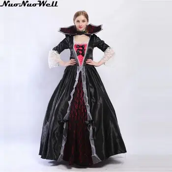 Deluxe Halloween Costume Adult Female Vampire Queen Costumes Zombie Queen Long Dress Vendetta Mask Party Joker Dress
Deluxe Halloween Costume Adult Female Vampire Queen Costumes Zombie Queen Long Dress Vendetta Mask Party Joker Dress