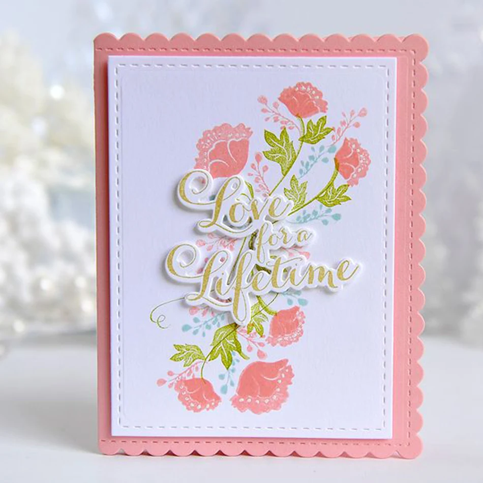 InLoveArts Graceful Greetings letter dies and Flower Metal Cutting Dies new 2019 for craft dies Scrapbooking Album Embossing
InLoveArts Graceful Greetings letter dies and Flower Metal Cutting Dies new 2019 for craft dies Scrapbooking Album Embossing