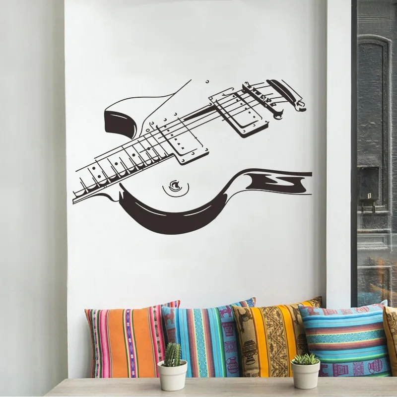 Creative large size Music guitar Wall Sticker Music room bedroom decoration Mural Art Decals wallpaper individuality stickers
Creative large size Music guitar Wall Sticker Music room bedroom decoration Mural Art Decals wallpaper individuality stickers