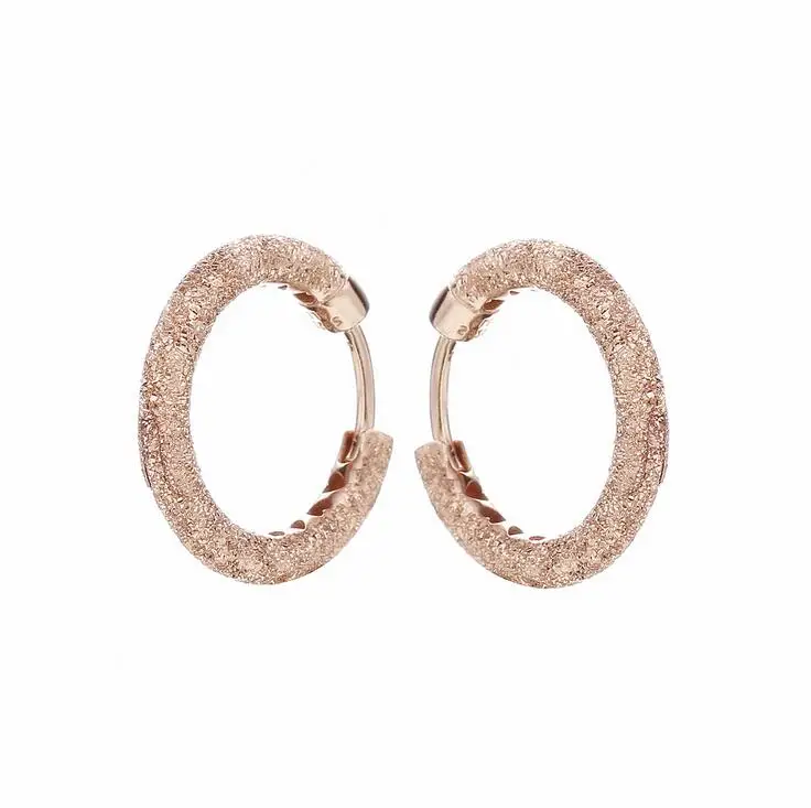 2019 New Spring Real 925 Sterling Silver Earrings for Women Rose gold shines matte Hoop Earrings Original Jewelry DIY Making
2019 New Spring Real 925 Sterling Silver Earrings for Women Rose gold shines matte Hoop Earrings Original Jewelry DIY Making
