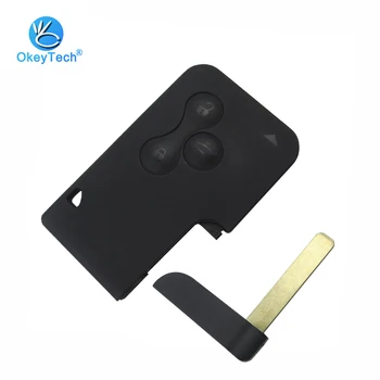 OkeyTech 3 Button Remote Key Fob Insert Small Blade Replacement Car Key Shell For Renault Clio Megane Grand Scenic Smart Card
OkeyTech 3 Button Remote Key Fob Insert Small Blade Replacement Car Key Shell For Renault Clio Megane Grand Scenic Smart Card