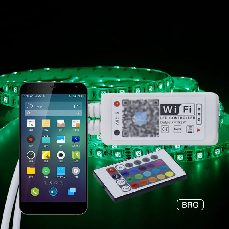 Newest LED Mini Wifi RGB Controller+RF 24 Key Remote Controller For 5050/3528 RGB/RGBW LED Strip Light,Phone Control 50M Range-- 
Newest LED Mini Wifi RGB Controller+RF 24 Key Remote Controller For 5050/3528 RGB/RGBW LED Strip Light,Phone Control 50M Range--