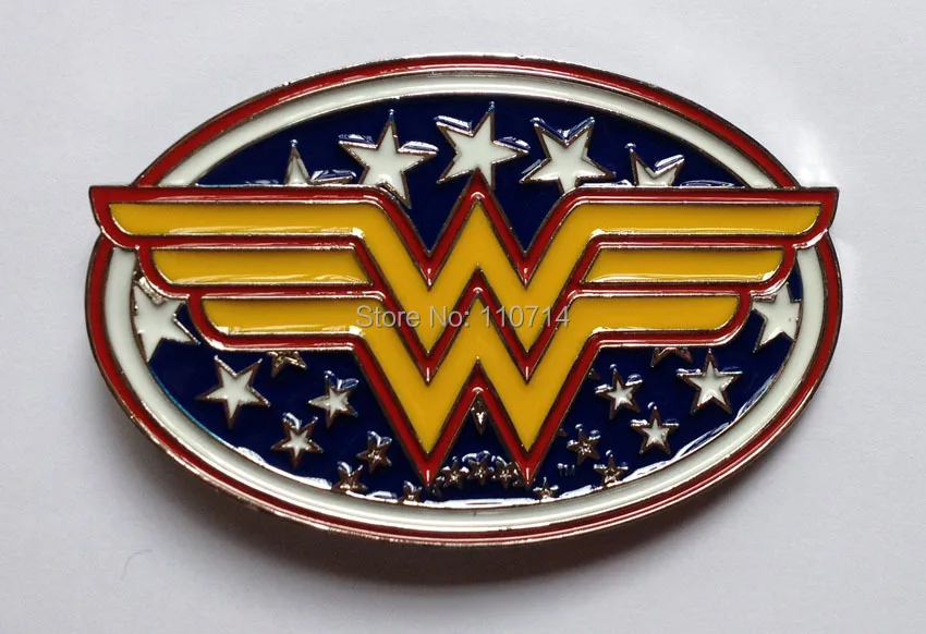 Wonder Woman Spuerhero Belt Buckle with silver finish SW-B2027suitable for 4cm wideth belt with continous stock
Wonder Woman Spuerhero Belt Buckle with silver finish SW-B2027suitable for 4cm wideth belt with continous stock