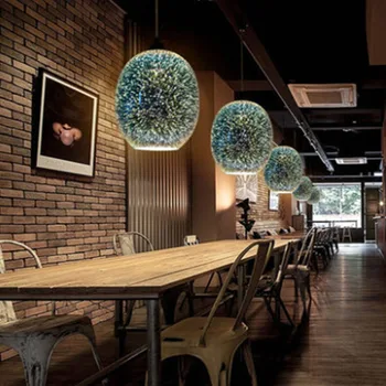 Creative Pendant Light Electroplate 3D Firework Hanging Lamp Glass Lampshade E27 Holder Colorful Pendant Lamp Decor Lighting
Creative Pendant Light Electroplate 3D Firework Hanging Lamp Glass Lampshade E27 Holder Colorful Pendant Lamp Decor Lighting