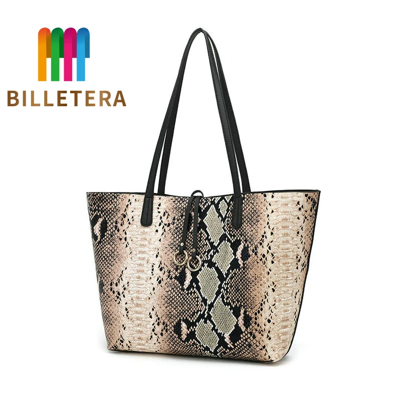 BILLETERA Large Capacity Women Tote Bag Female Leather Shoulder Bag Composite Bag
BILLETERA Large Capacity Women Tote Bag Female Leather Shoulder Bag Composite Bag