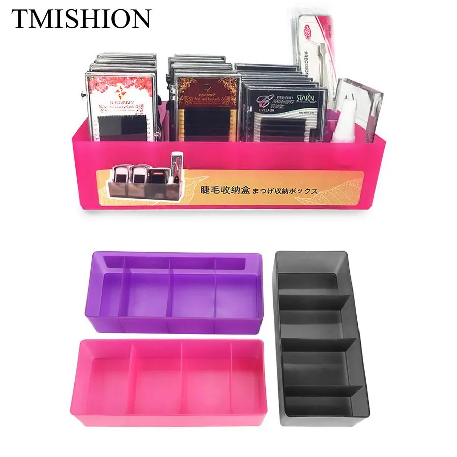 TMISHION 4 Grids Nail Art Gel Polish Bag Box for False Eyelash Box Tweezers Storage Fake Eyelashes Case Nail Art Manicure Tool
TMISHION 4 Grids Nail Art Gel Polish Bag Box for False Eyelash Box Tweezers Storage Fake Eyelashes Case Nail Art Manicure Tool