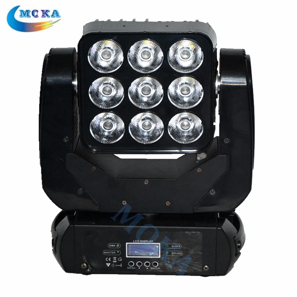 3x3 Led Matrix Moving Head Light RGBW Disco Matrix Blinder Lighting 4 IN 1 LED Matrix
