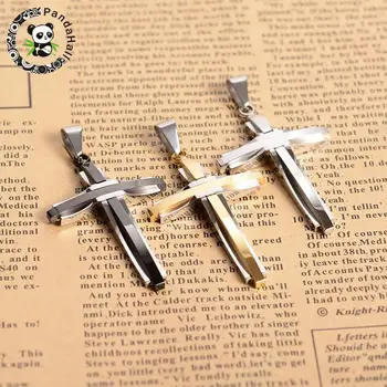 304 Stainless Steel Cross Pendants for Women Necklace Jewelry Making Mixed Color 47x30x5mm Hole: 4.5x9mm
304 Stainless Steel Cross Pendants for Women Necklace Jewelry Making Mixed Color 47x30x5mm Hole: 4.5x9mm
