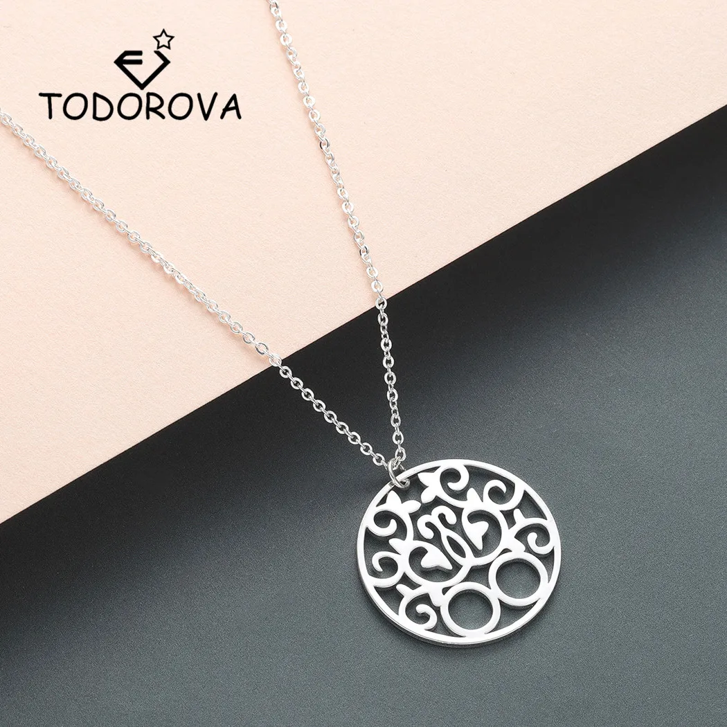 Todorova Fashion Jewelry Good Karma Pendant Necklace Women Round Circle Men Necklace Stainless Steel Chain Rose Gold Necklace
Todorova Fashion Jewelry Good Karma Pendant Necklace Women Round Circle Men Necklace Stainless Steel Chain Rose Gold Necklace