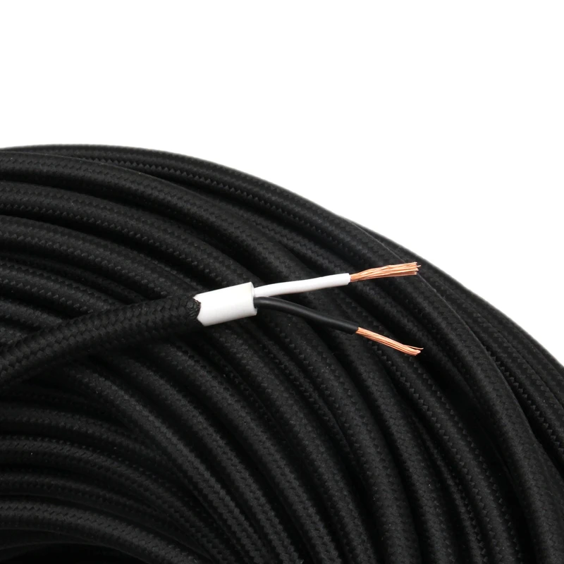 2 Core 18AWG Fabric Cable PVC Insulator Power Cord 2 Wire Electrical Wire American Standard Vintage Light Cord
2 Core 18AWG Fabric Cable PVC Insulator Power Cord 2 Wire Electrical Wire American Standard Vintage Light Cord