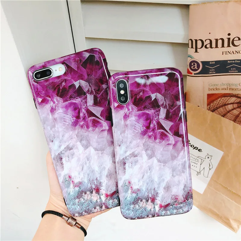 SoCouple For iphone Xs max XR X case Glitter Marble soft TPU case For iphone 6 6s 7 8 Plus case Purple Crystal IMD back cover
SoCouple For iphone Xs max XR X case Glitter Marble soft TPU case For iphone 6 6s 7 8 Plus case Purple Crystal IMD back cover