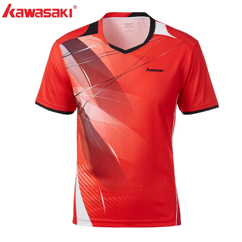 2018 New Kawasaki Men T-shirt V Neck Short Sleeves Badminton Shirts Tennis T Shirt For Male Outdoor Sports Sportswear ST-T1016
2018 New Kawasaki Men T-shirt V Neck Short Sleeves Badminton Shirts Tennis T Shirt For Male Outdoor Sports Sportswear ST-T1016