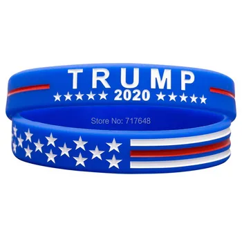 100pcs Trump Keep America Great with USA Flag for President 2020 wristband silicone bracelets free shipping by ePacket A
100pcs Trump Keep America Great with USA Flag for President 2020 wristband silicone bracelets free shipping by ePacket A