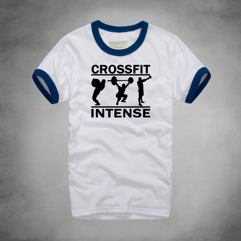 2016 new Summer fashion Screw Neck CrossFit Intense T shirt Classic Casual Men's O Neck T Shirts Simple Style Man's T Shirt
2016 new Summer fashion Screw Neck CrossFit Intense T shirt Classic Casual Men's O Neck T Shirts Simple Style Man's T Shirt