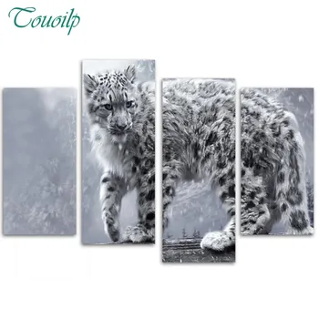 4 pcs/set leopard diy 5d diamond pattern Cross Stitch diamond painting animal,square diamond embroidery picture of rhinestones
4 pcs/set leopard diy 5d diamond pattern Cross Stitch diamond painting animal,square diamond embroidery picture of rhinestones