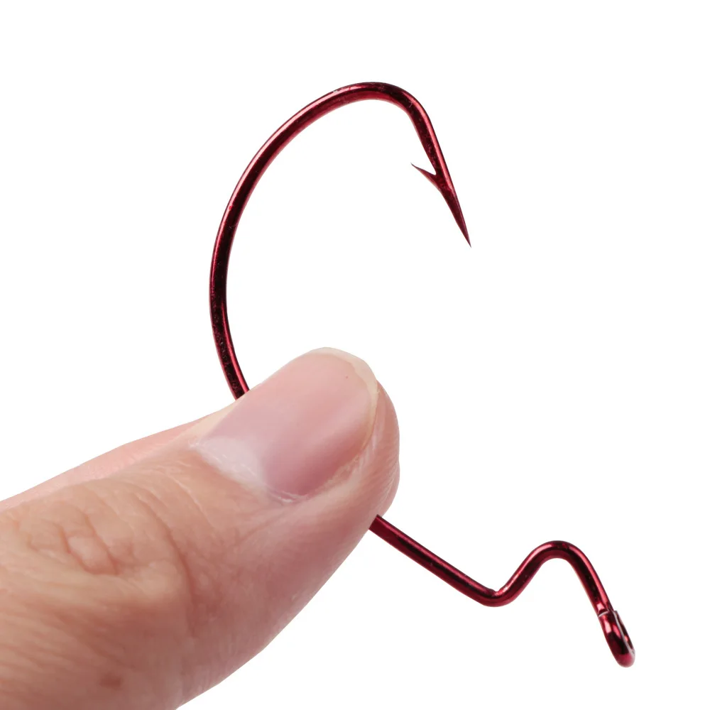 Detalles acerca de / 10pcs Carbon Steel Fishing Hooks Crank Hook Barbed Hook for Soft Fishing LuODDE