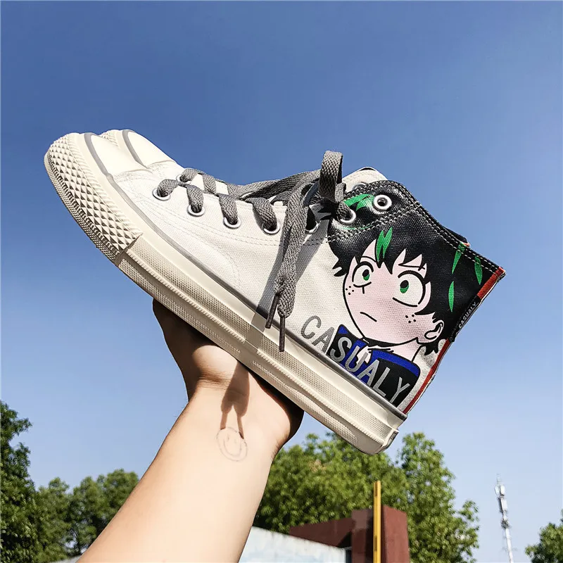 Luminous Comic cartoon white Women's sneaker shoes Doodle men canvas shoes women sneakers high top canvas shoes basket femme
Luminous Comic cartoon white Women's sneaker shoes Doodle men canvas shoes women sneakers high top canvas shoes basket femme