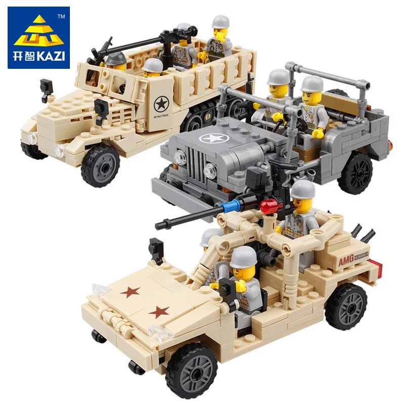 2017 New Brand Jeep Car Model Building Blocks Toy Military Truck Bricks DIY Sets Educational Toys Brinquedos for Children Age6+
2017 New Brand Jeep Car Model Building Blocks Toy Military Truck Bricks DIY Sets Educational Toys Brinquedos for Children Age6+