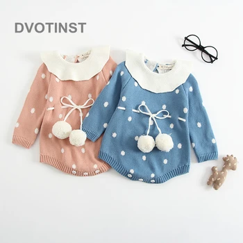Dvotinst Newborn Baby Girls Clothes Knit Crochet Full Sleeves Bodysuit Dot Outfits Infant Toddler Jumpsuit Clothing Costume
Dvotinst Newborn Baby Girls Clothes Knit Crochet Full Sleeves Bodysuit Dot Outfits Infant Toddler Jumpsuit Clothing Costume