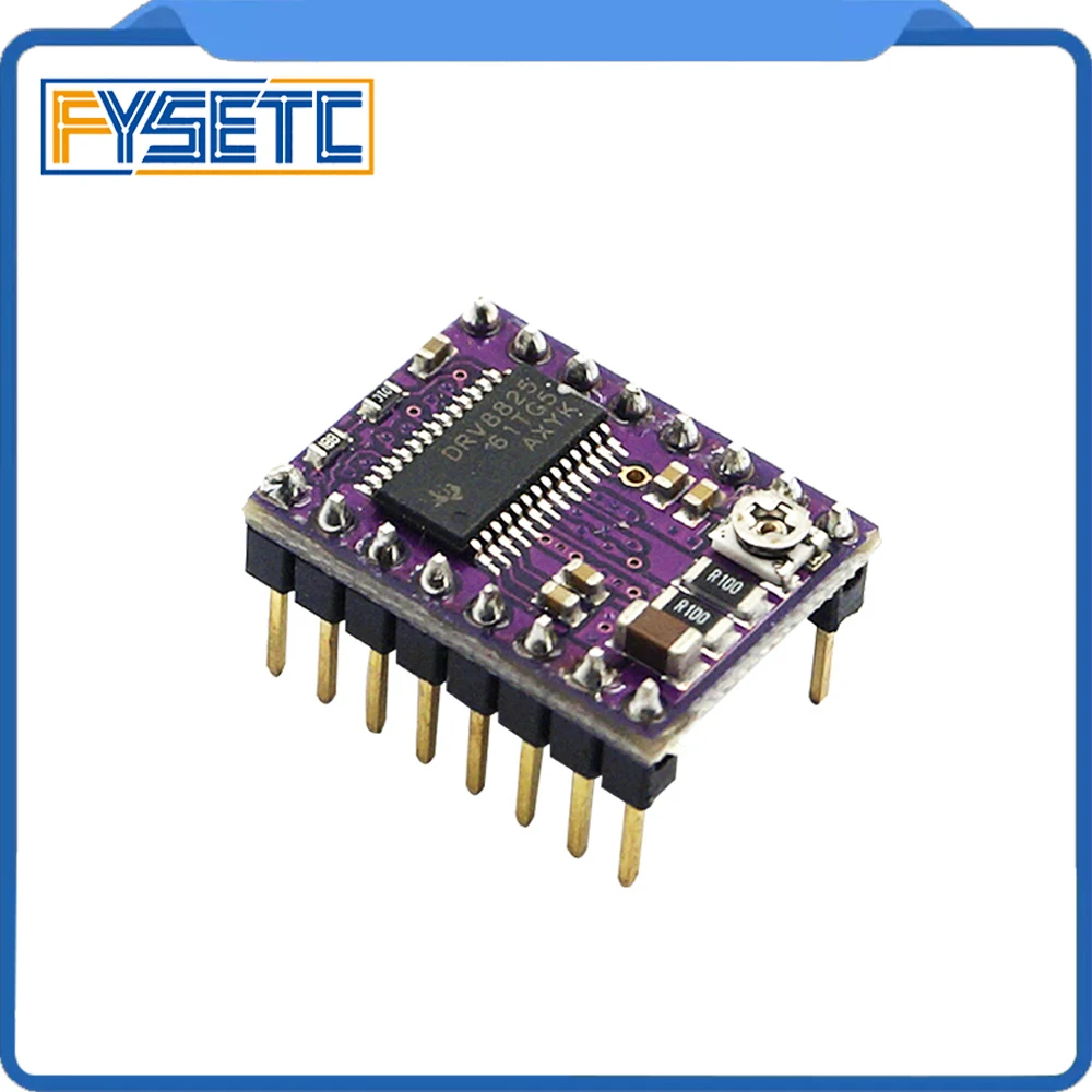 3Dprinter 5pcs/lot DRV8825 Stepper Motor Driver Module 4-layer PCB Optimized Version+Heatsink Good Cooling/Protection Safety
3Dprinter 5pcs/lot DRV8825 Stepper Motor Driver Module 4-layer PCB Optimized Version+Heatsink Good Cooling/Protection Safety