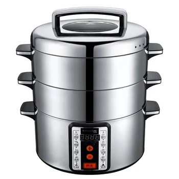 Electric Steamer Multi-function Household Large Capacity Steam Seafood Steamer Large Multi-layer Food Cooker SMS-32D
Electric Steamer Multi-function Household Large Capacity Steam Seafood Steamer Large Multi-layer Food Cooker SMS-32D