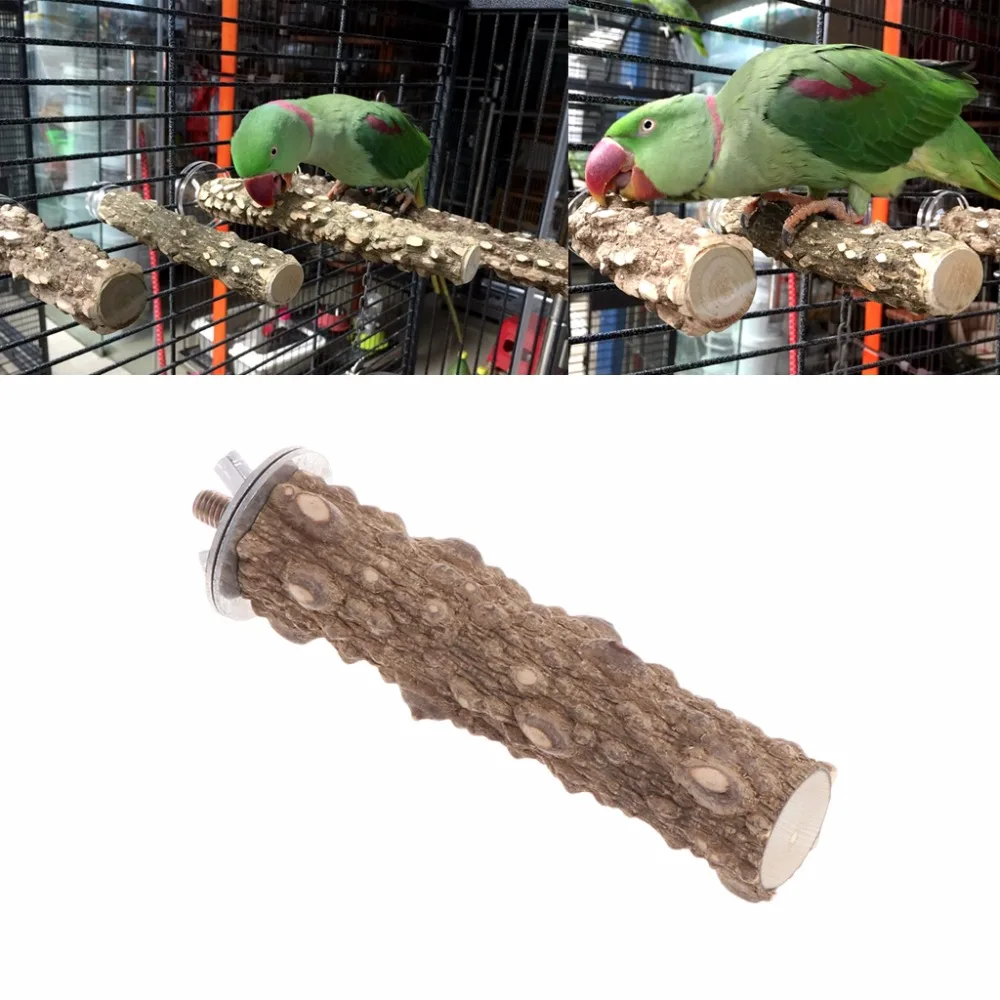 1Pc 10/20/30cmWooden Bird Parrot Stand Holder Paw Grinding Perch Chew Pets Toys Hanging Cage Birds Supplies Good Quality C42
1Pc 10/20/30cmWooden Bird Parrot Stand Holder Paw Grinding Perch Chew Pets Toys Hanging Cage Birds Supplies Good Quality C42