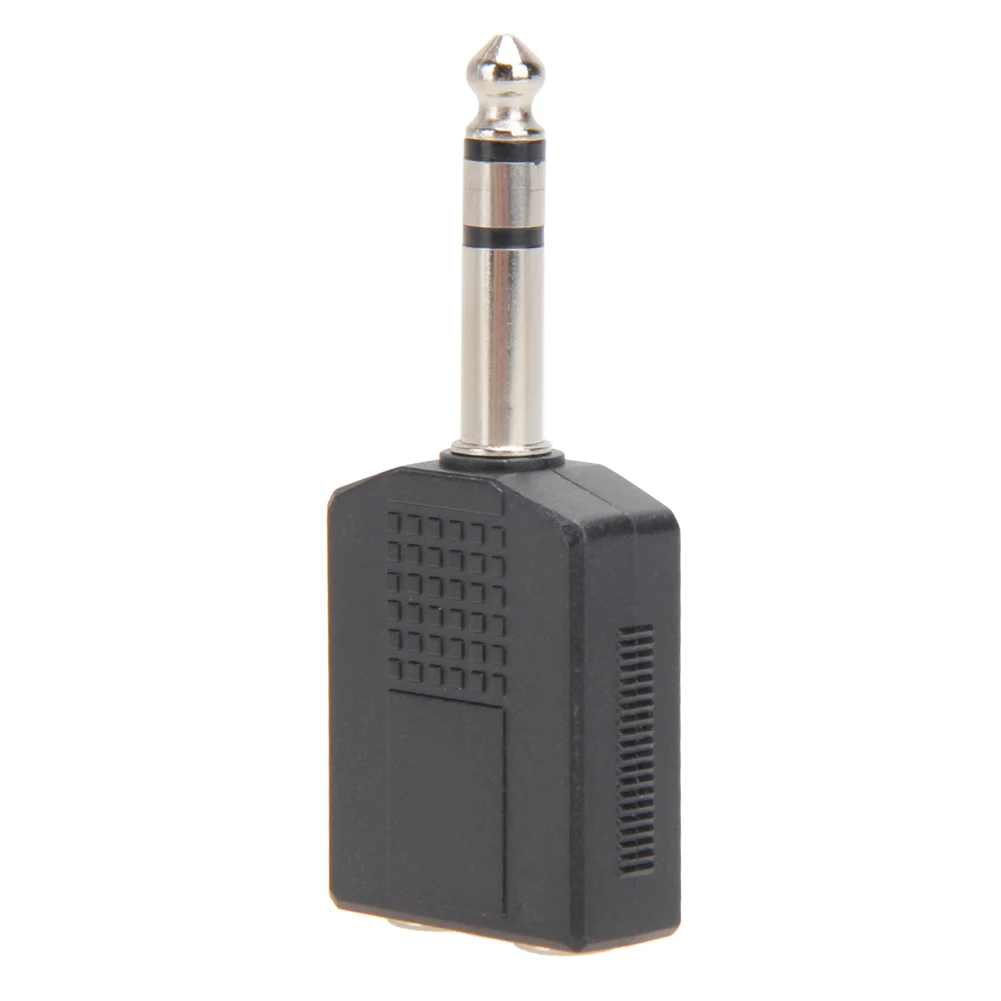 6.35mm Male to Dual Female Audio Splitter Adapter Converter Plug Reversible Audio 6.35mm Adaptor Connector Plug for Guitar Cable
6.35mm Male to Dual Female Audio Splitter Adapter Converter Plug Reversible Audio 6.35mm Adaptor Connector Plug for Guitar Cable