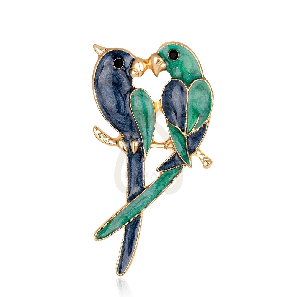 Lovebirds Lover Double Birds Brooches for Women Enamel Devoted Couple Brooch Parrots Brooch Pin Simulated Pearl Animal Jewelry
Lovebirds Lover Double Birds Brooches for Women Enamel Devoted Couple Brooch Parrots Brooch Pin Simulated Pearl Animal Jewelry