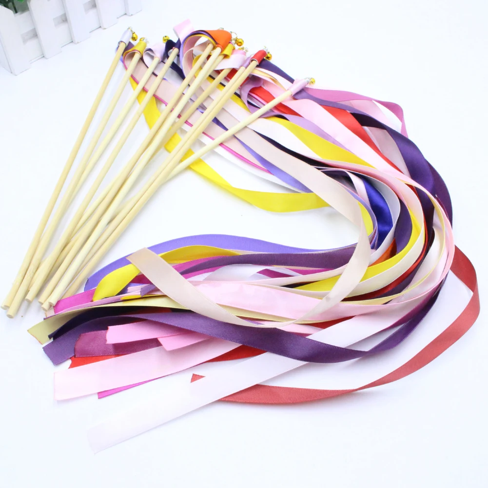 Mixed color colored silk ribbon with bell fairy fairy wand wishing wedding party event wand
Mixed color colored silk ribbon with bell fairy fairy wand wishing wedding party event wand