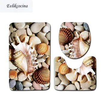 Free Shipping 3 pcs Shells Ocean Bath Mats Anti Slip Bathroom Mat Set Tapete Banheiro Washable Bathroom Toilet Rug Alfombra Bano
Free Shipping 3 pcs Shells Ocean Bath Mats Anti Slip Bathroom Mat Set Tapete Banheiro Washable Bathroom Toilet Rug Alfombra Bano