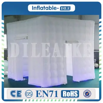 Free Shipping white 8ft*8ft*8ft inflatable photo booth LED square photo booth tent with two doors
Free Shipping white 8ft*8ft*8ft inflatable photo booth LED square photo booth tent with two doors