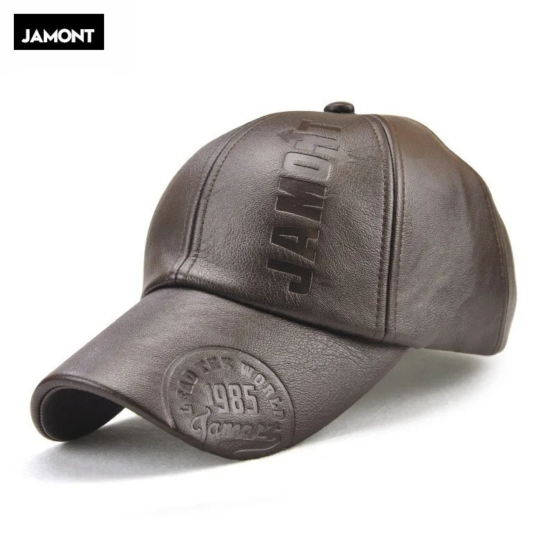 JAMONT 2018 High Quality Winter Cap PU Leather Baseball Cap Men Snapback Hat Casquette Gorras Para Hombre Mens Trucker Cap
JAMONT 2018 High Quality Winter Cap PU Leather Baseball Cap Men Snapback Hat Casquette Gorras Para Hombre Mens Trucker Cap