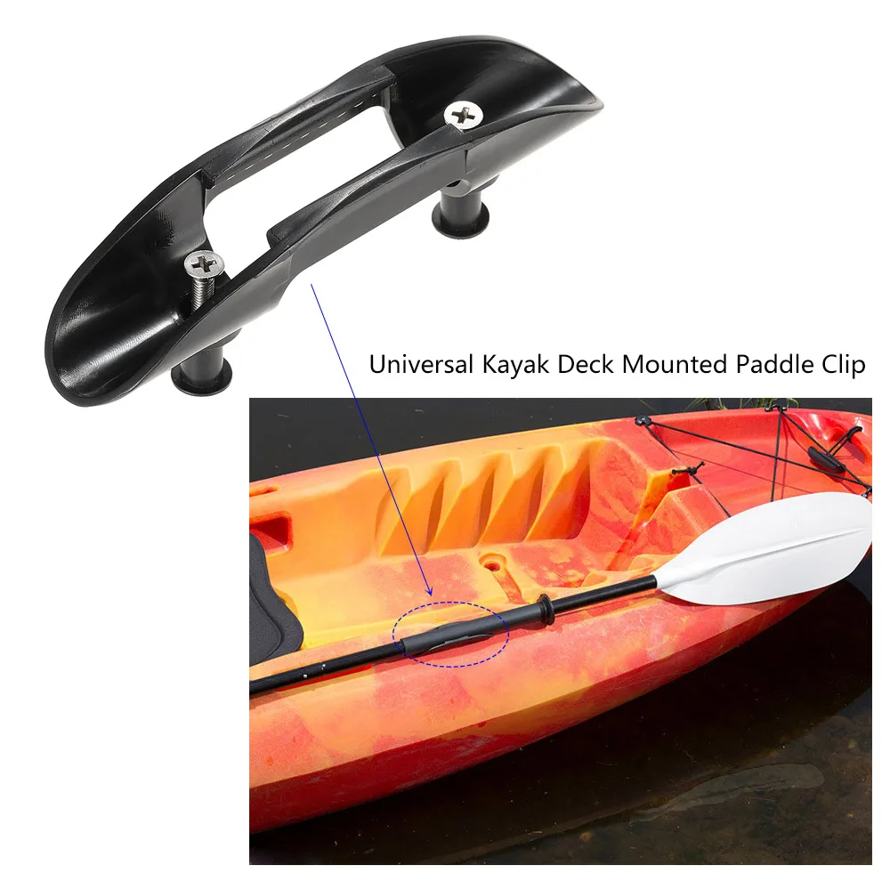 Newest Useful Universal Kayak Canoe Deck Mounted Paddle Clip + Well Nuts + Screws Easy Installation Kayak Accessory
Newest Useful Universal Kayak Canoe Deck Mounted Paddle Clip + Well Nuts + Screws Easy Installation Kayak Accessory