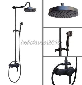 Black Oil Antique Brass Rainfall Shower Heads Bathroom Single Handle Rain Shower Faucet Set Wall Mounted Mixer Tap lhg652
Black Oil Antique Brass Rainfall Shower Heads Bathroom Single Handle Rain Shower Faucet Set Wall Mounted Mixer Tap lhg652