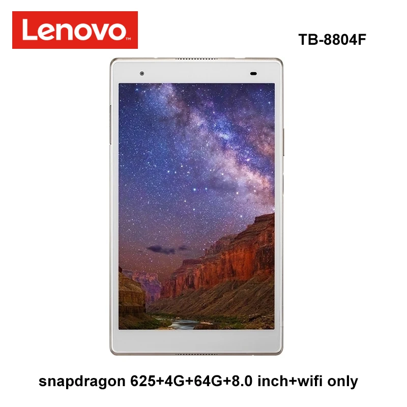 

lenovo XiaoXin 8.0 inch snapdragon 625 4G Ram 64G Rom 2.0Ghz octa core Android 7.1 Gold 4850mAh tablet pc wifi tb-8804F