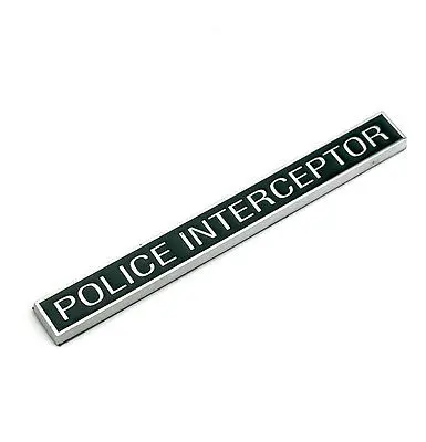 1 PCS POLICE INTERCEPTOR Car Motorcycle Rear Fender Emblem Badge car Stickers car styling
1 PCS POLICE INTERCEPTOR Car Motorcycle Rear Fender Emblem Badge car Stickers car styling