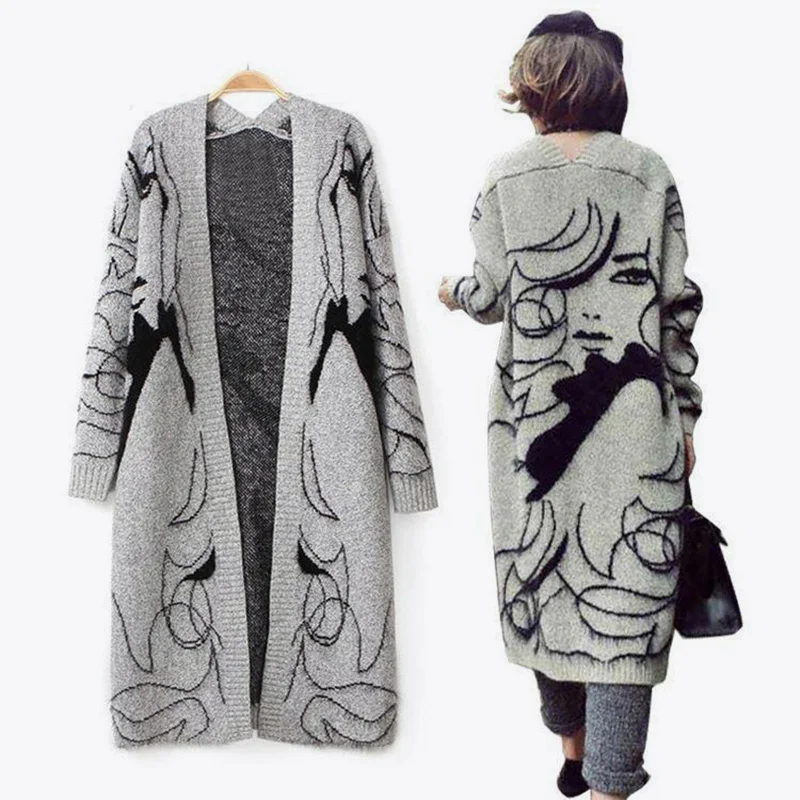 Knitted Thick Long Kimono Women Cardigan Mohair Irregular Collar Full Sleeve Pockets Casual Coats 2019 Fall New Sweater Jackets
Knitted Thick Long Kimono Women Cardigan Mohair Irregular Collar Full Sleeve Pockets Casual Coats 2019 Fall New Sweater Jackets
