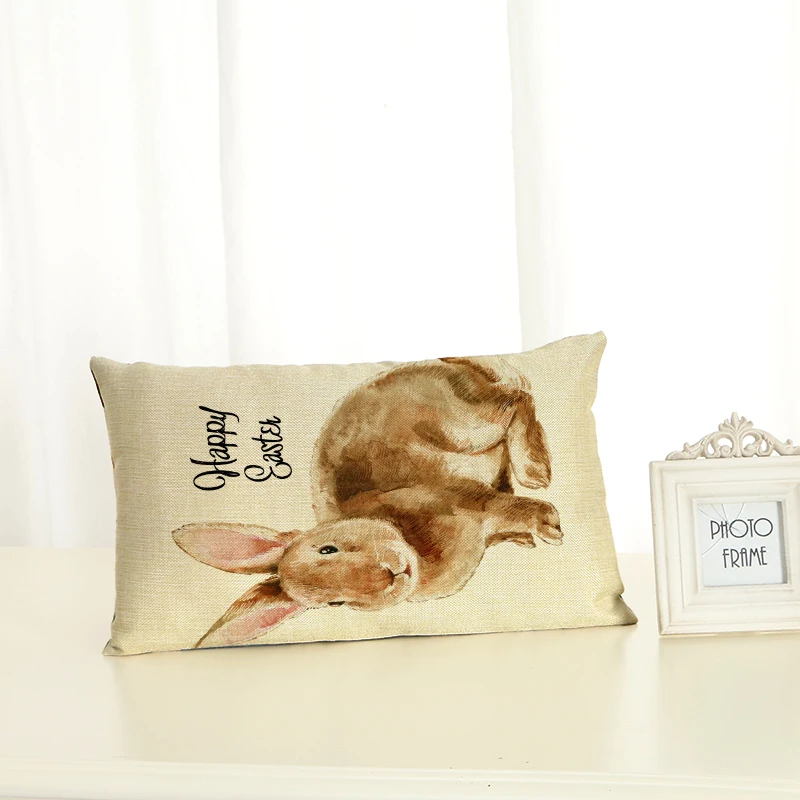 Personalized Cartoon Rabbit Cushion Covers Fashion Creativity Home decoration 30x50 Decorative Beige Linen Pillow Case
Personalized Cartoon Rabbit Cushion Covers Fashion Creativity Home decoration 30x50 Decorative Beige Linen Pillow Case