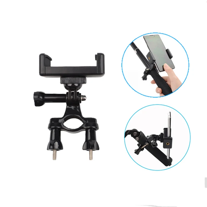 

Self Selfie Stick Adjustable Phone Holder Adapter for Gopro HERO 8 5 6 7 4 3+ xiaomi yi SJ4000 SJ5000 SJ6000 SJCAM Accessories