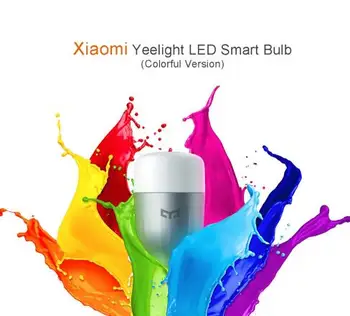 In Stock Original XiaoMi Colorful APP WIFI Remote Control Smart LED Light RGB Colorful temperature Romantic lamp bulb Yeelight
In Stock Original XiaoMi Colorful APP WIFI Remote Control Smart LED Light RGB Colorful temperature Romantic lamp bulb Yeelight