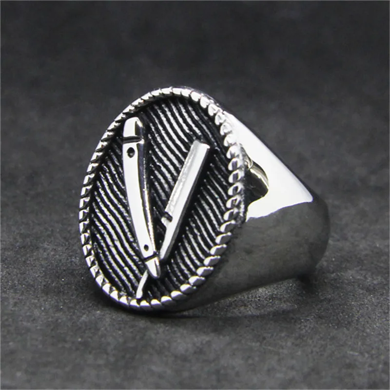 1pc Support Dropship New Design Razor Ring 316L Stainless Steel Golden Silver Punk Style Cool Razor Ring
1pc Support Dropship New Design Razor Ring 316L Stainless Steel Golden Silver Punk Style Cool Razor Ring