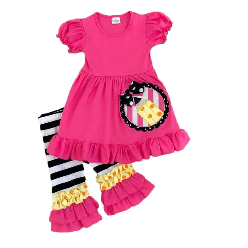 New arrival school outfits for baby girls red pencil top+striped ruffle pants 2 pcs sets kids children's clothing gxj
New arrival school outfits for baby girls red pencil top+striped ruffle pants 2 pcs sets kids children's clothing gxj